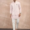Powder Pink Nerds Kora Nehru Jacket Set