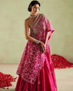 Preetha Kaftan Lehenga Set