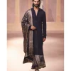 Purple Plain Kurta with Dupatta Set