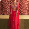 Radha Cape & Draped Skirt Set