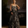 Radiant Noir Anarkali Set