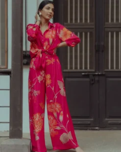 Rani Pink Printed Co-Ord Set