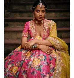 Rani Pink Shimmy Shimmy Lehenga Set