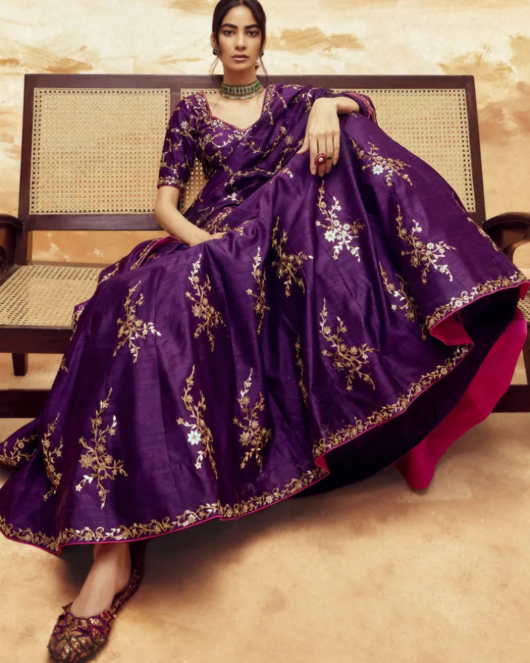 Ranisa Baingani Lehenga Set