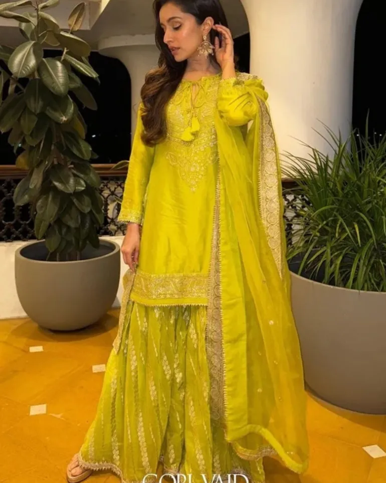 Rati With Jamdani Sharara Set
