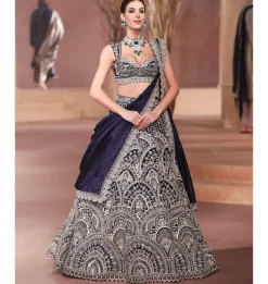 Raw Silk Jayanti Lehnega Set