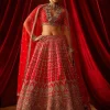Red Aradhya Lehenga Set