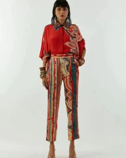 Red Mandala Pant