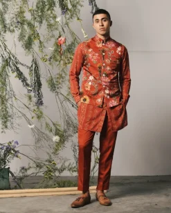 Red Riviera Kurta & Pajama