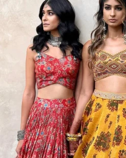 Red Sasha Lehenga