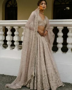 Resham & Dabka Work Lehenga