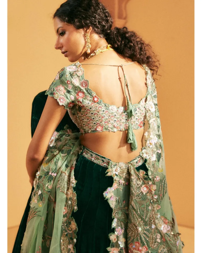 Resplendent Floral Lehenga Set