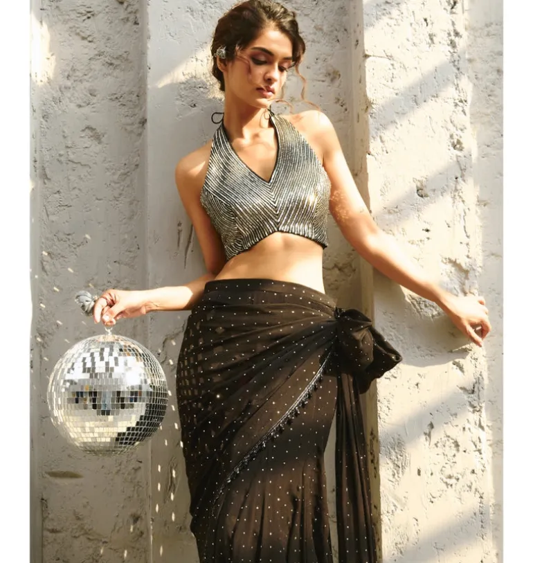 Reva Pre-Drape Sari Set