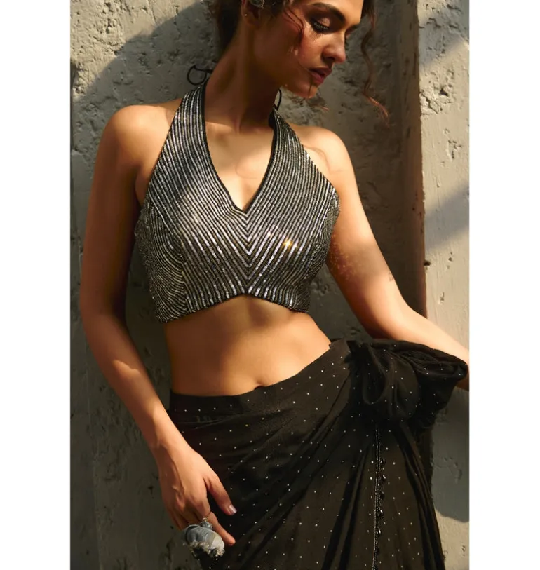 Reva Pre-Drape Sari Set