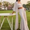 Rihanna Jacket And Sharara Set