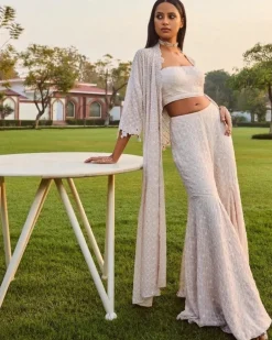 Rihanna Jacket And Sharara Set