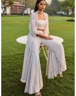 Rihanna Jacket And Sharara Set