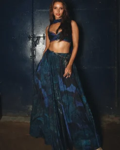 Riley Magnolia Lehenga Set
