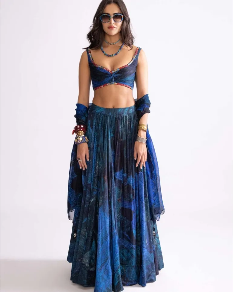 Riley Magnolia Lehenga Set