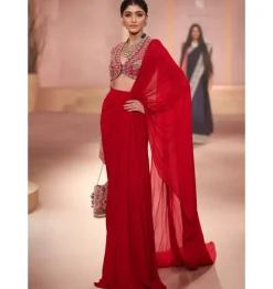 Rivanya Pre-Draped Sari Set