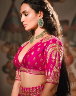 Rose Falooda Lehenga Set