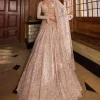 Rose Gold Lehenga Set