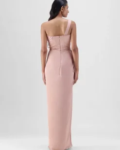 Rose Metallic Sun Ray Gown