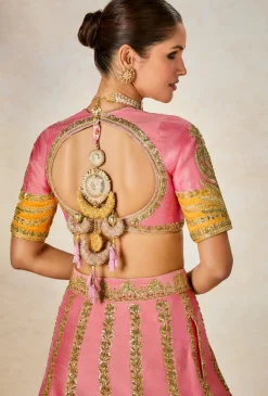 Rose Thandai Lehenga Set