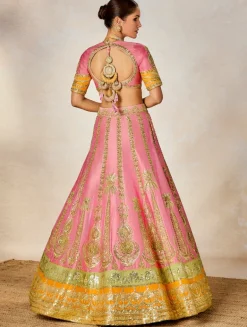 Rose Thandai Lehenga Set