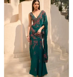 Rosette Grove Drape Sari