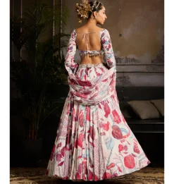 Rosy Cascade Lehenga Set