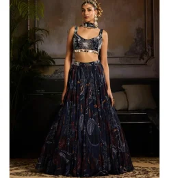 Royal Azure Lehenga Set