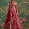 Royal Fuchsia Print Starlet Lehenga Set