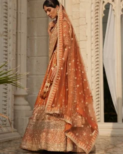 Rust Aster Lehenga Set