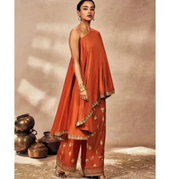 Rust Potters Touch Tunic Set