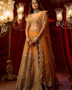 Rust Vivah Lehnga Set