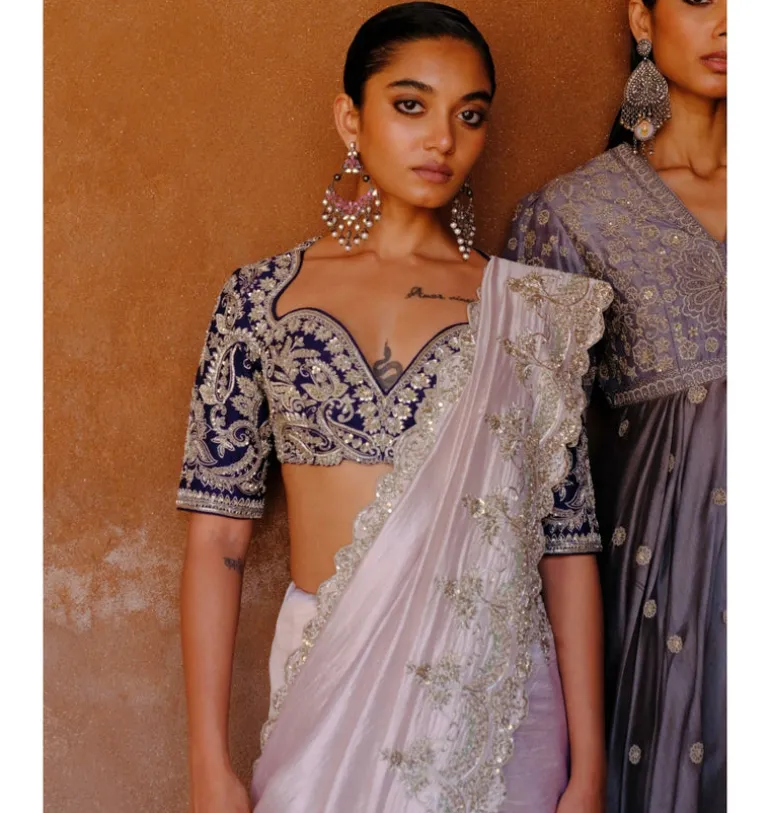 Saad Silk Sari Set