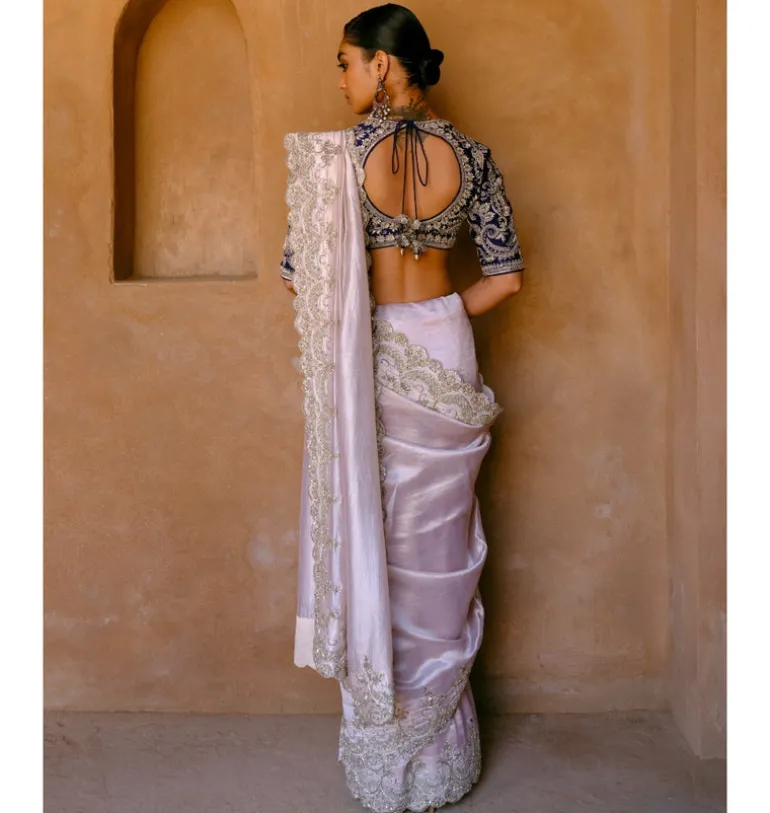 Saad Silk Sari Set