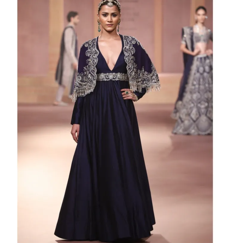 Sabya Cape Anarkali Set
