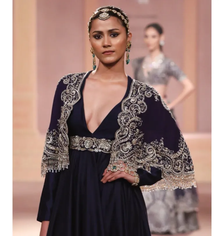 Sabya Cape Anarkali Set