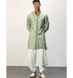 Sage Green Botanical Inara Kurta Set