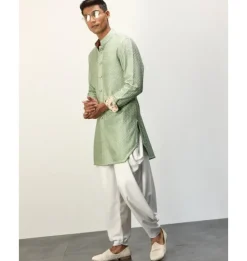 Sage Green Botanical Inara Kurta Set