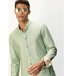 Sage Green Botanical Inara Kurta Set