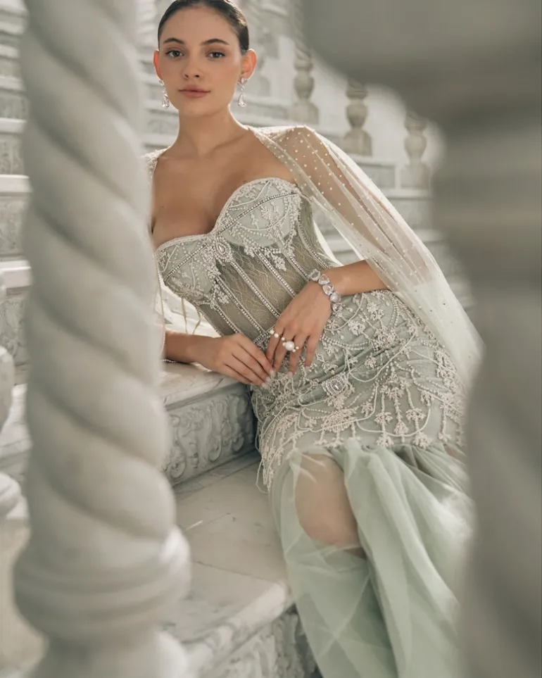 Sage Green Gown