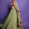 Sage Green Johari Cape Set
