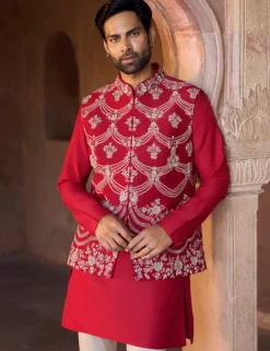 Samar Nehru Jacket Set