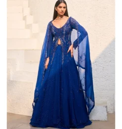 Saphielle Kalidaar Kurta & Lehenga Set