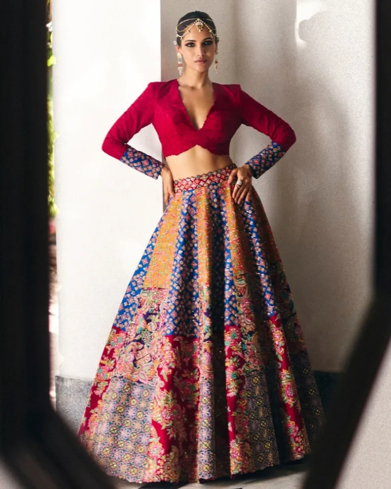 Sarga Lehenga Set