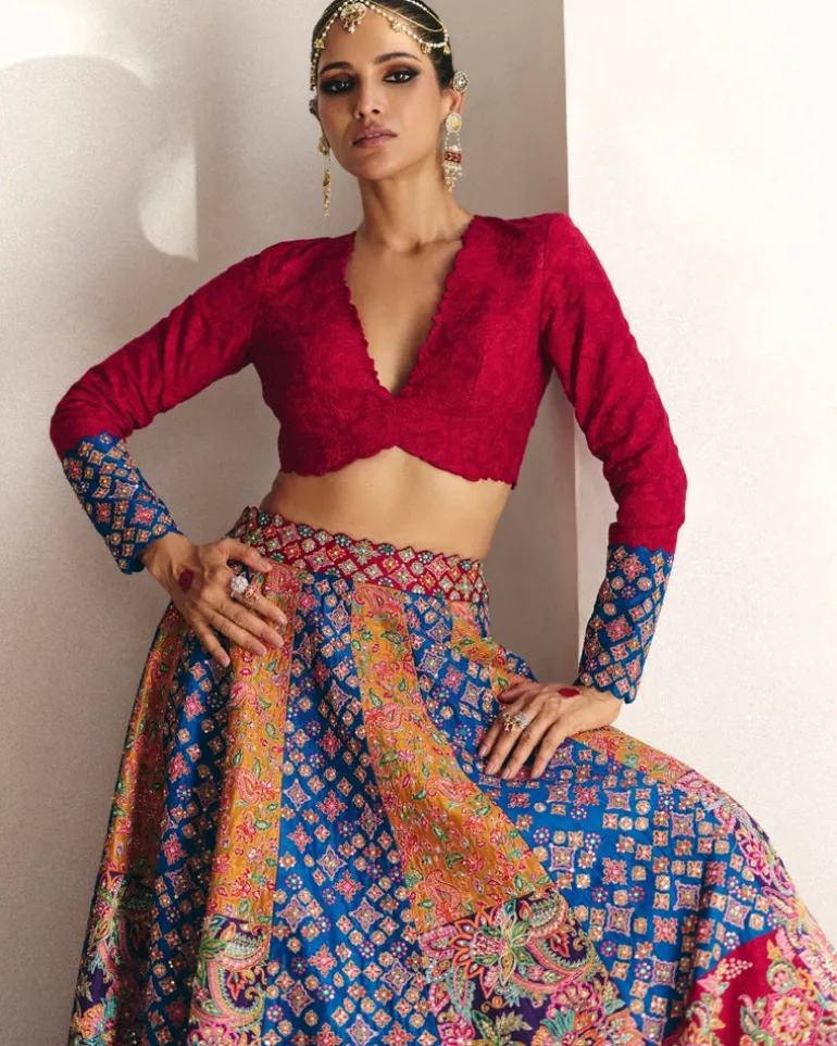 Sarga Lehenga Set