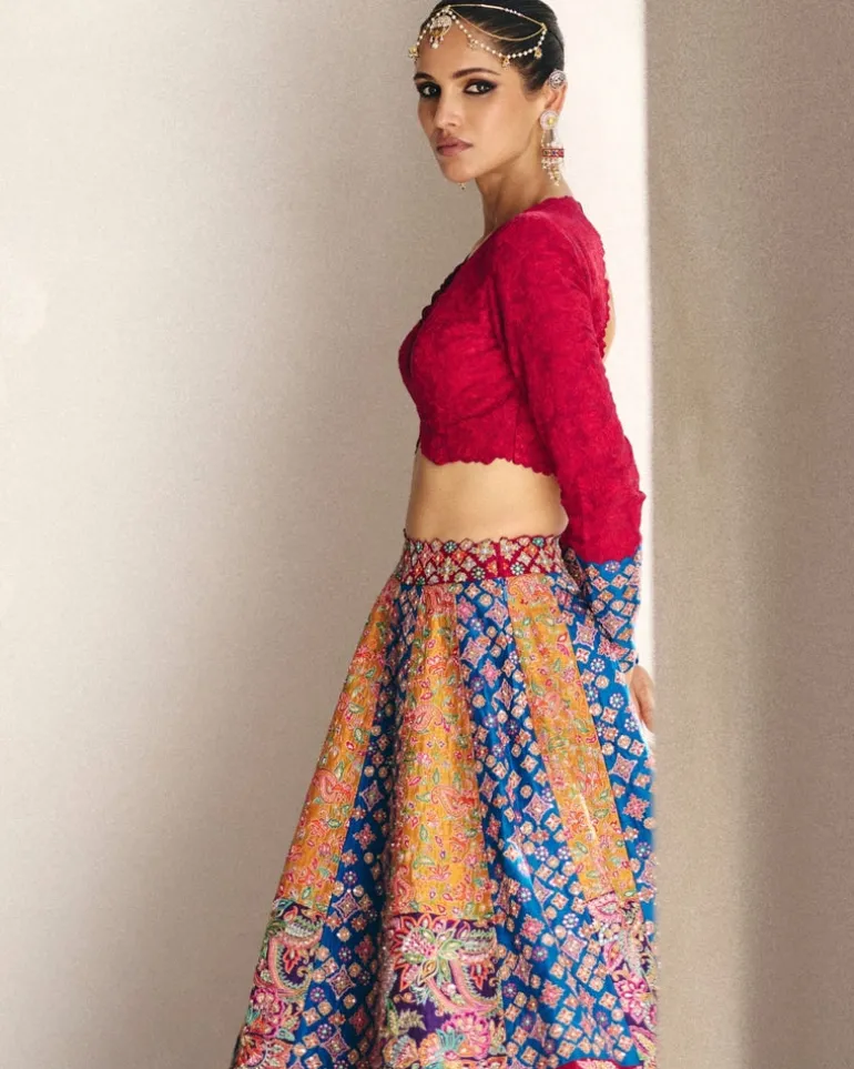 Sarga Lehenga Set